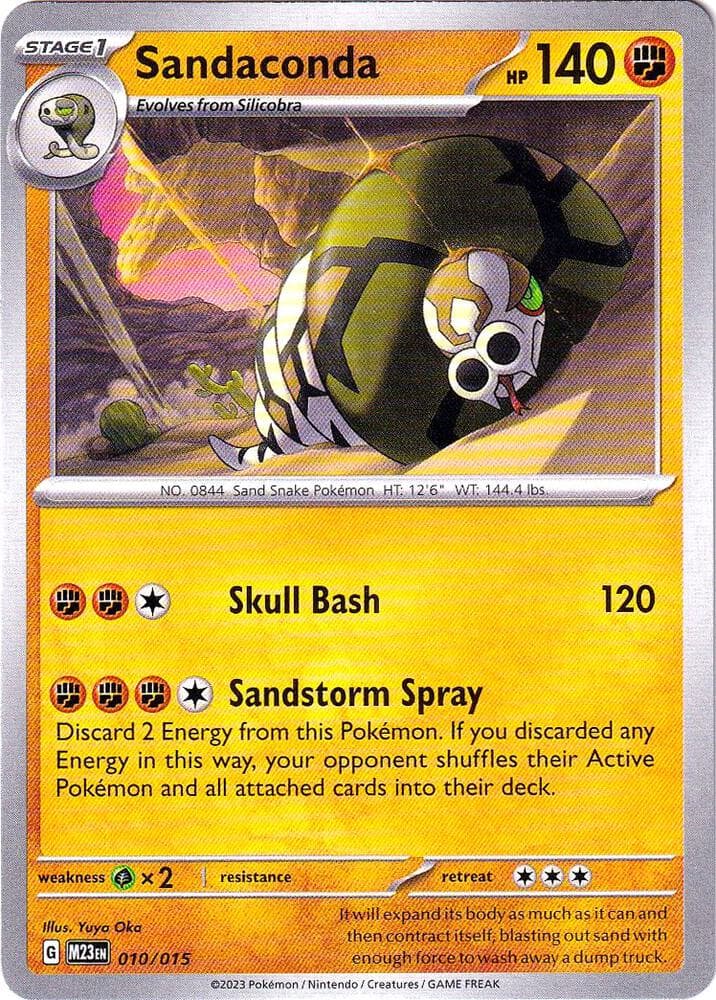 Sandaconda — McDonald's Promos 2023 10 Pokémon card