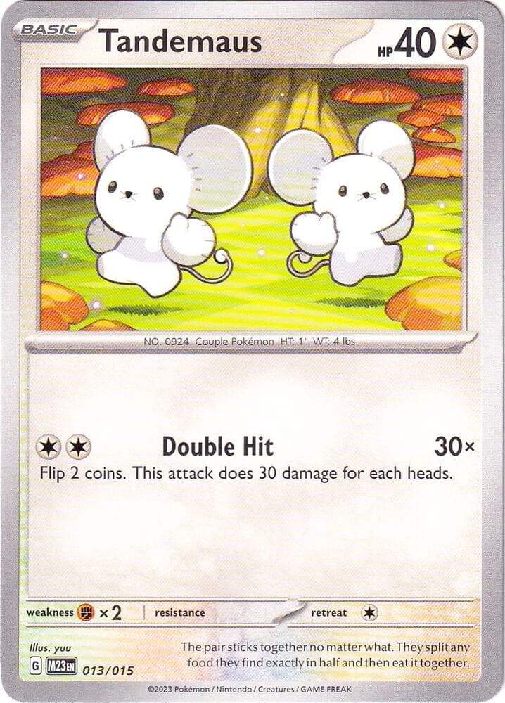 Tandemaus — McDonald's Promos 2023 13 Pokémon card