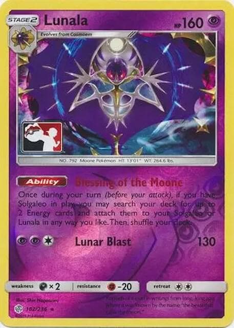 Lunala — League & Championship Cards 102 Pokémon card