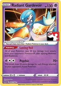 Radiant Gardevoir — Prize Pack Series Cards 69 Pokémon card