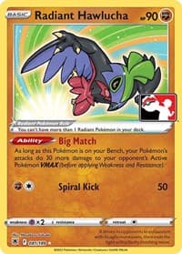 Radiant Hawlucha — Prize Pack Series Cards 81 Pokémon card