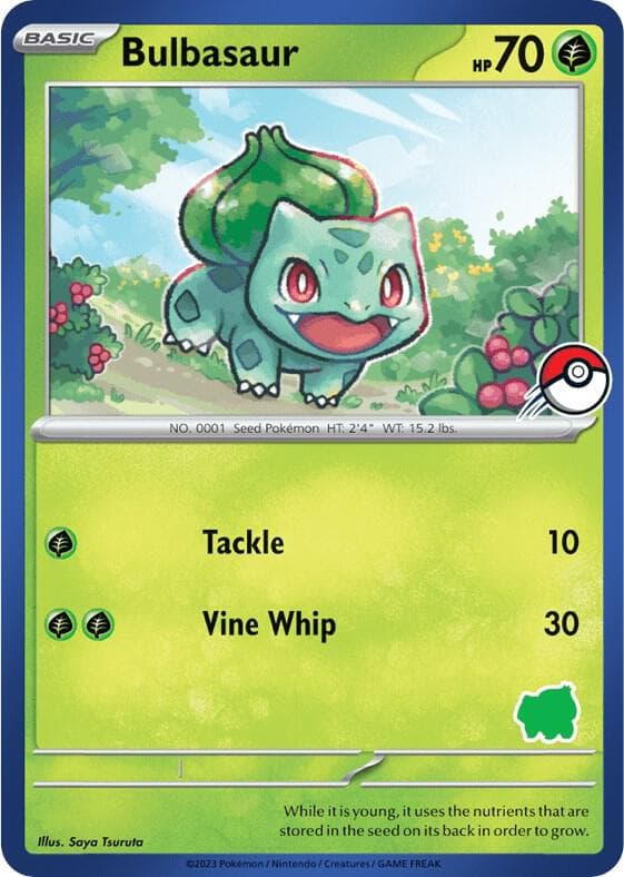 Bulbasaur (Blue Border) — My First Battle p523984 Pokémon card