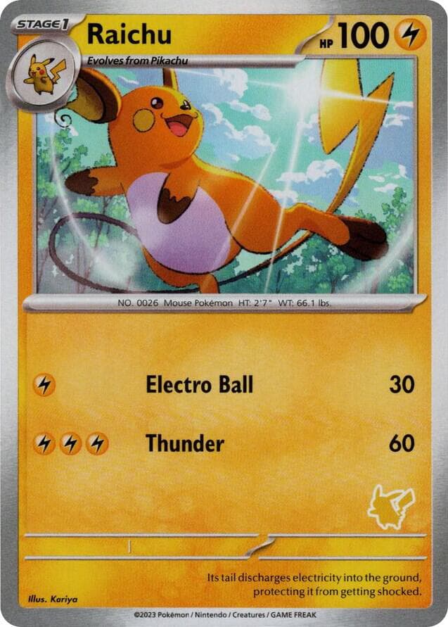 Raichu — My First Battle p524062 Pokémon card