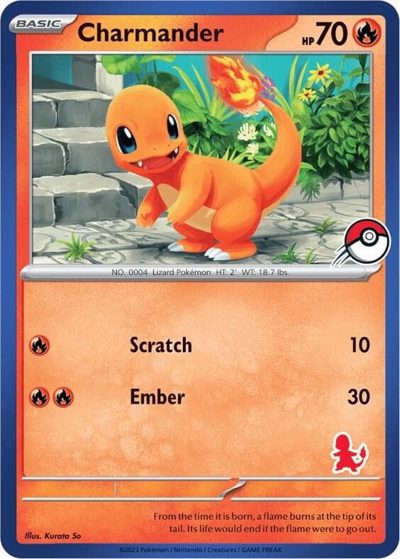 Charmander (Blue Border) — My First Battle p524084 Pokémon card