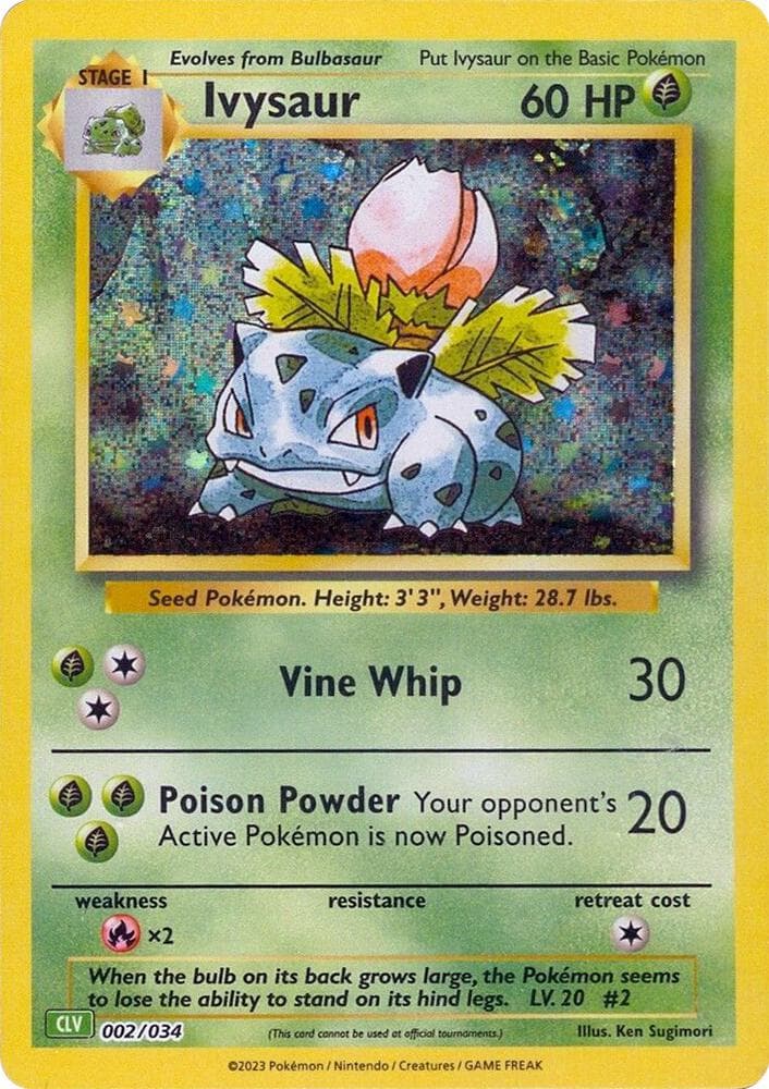 Ivysaur — Trading Card Game Classic 2 Pokémon card