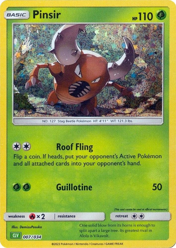 Pinsir — Trading Card Game Classic 7 Pokémon card