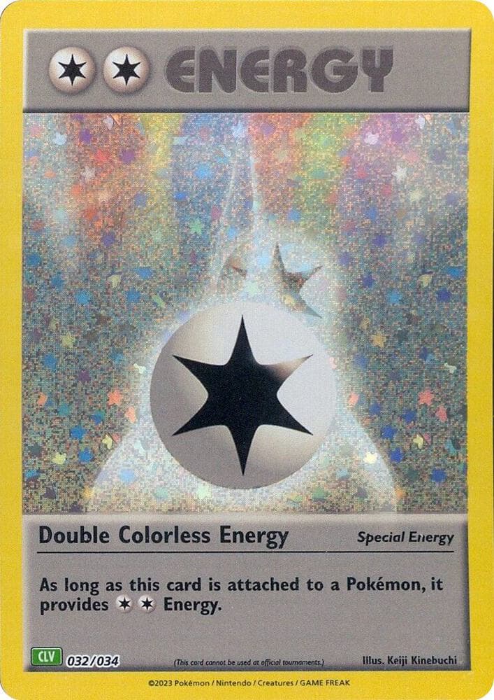 Double Colorless Energy (CLV) — Trading Card Game Classic 32 Pokémon card