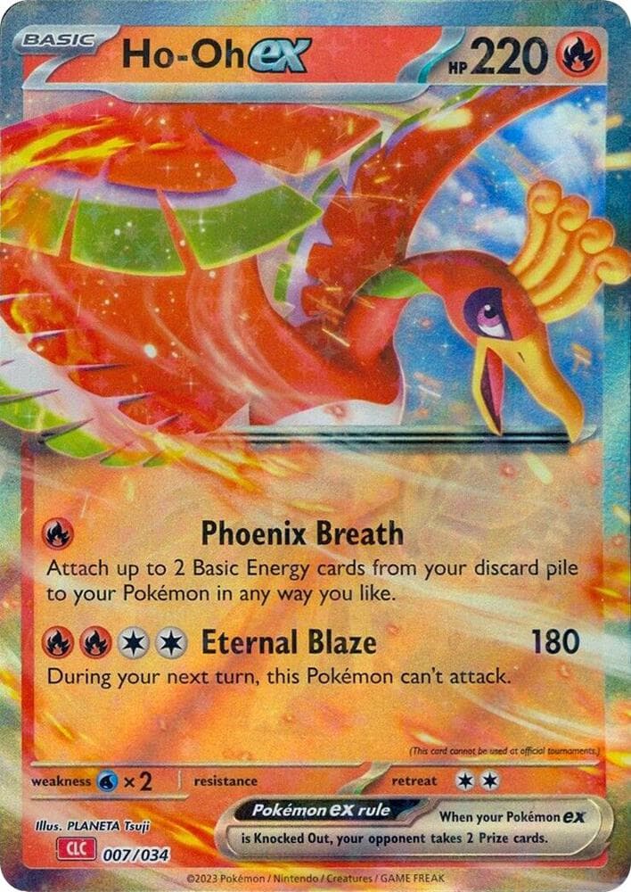 Ho-oh ex — Trading Card Game Classic 7 Pokémon card
