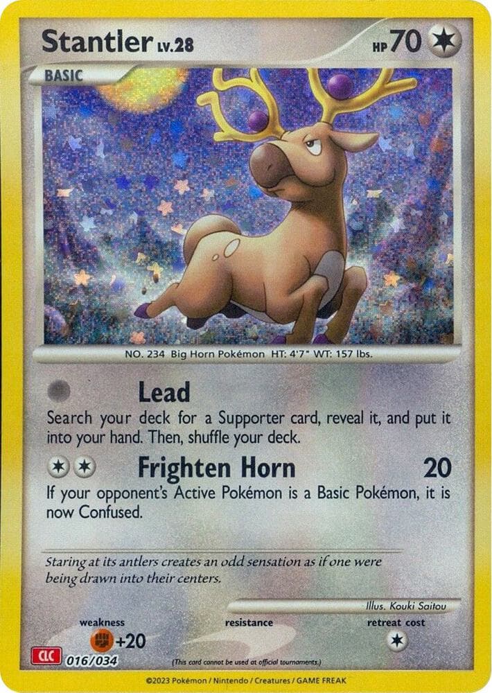 Stantler — Trading Card Game Classic 16 Pokémon card