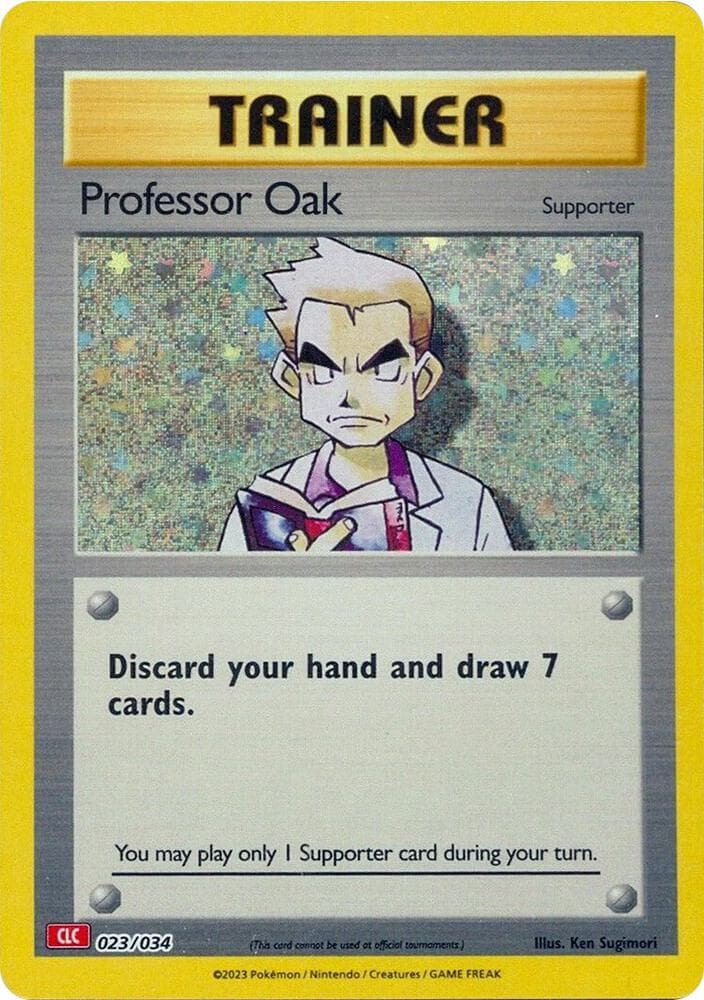 Professor Oak (CLC) — Trading Card Game Classic 23 Pokémon card