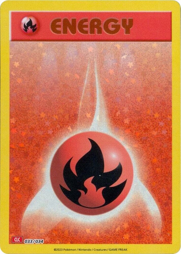 Basic Fire Energy — Trading Card Game Classic 33 Pokémon card