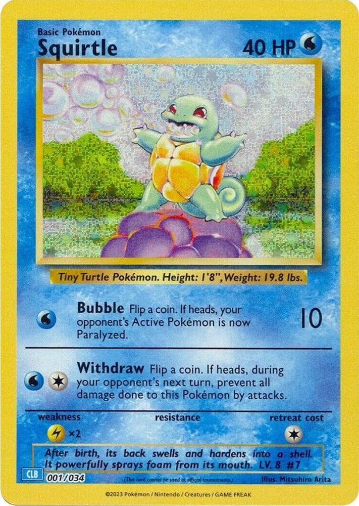 Squirtle — Trading Card Game Classic 1 Pokémon card