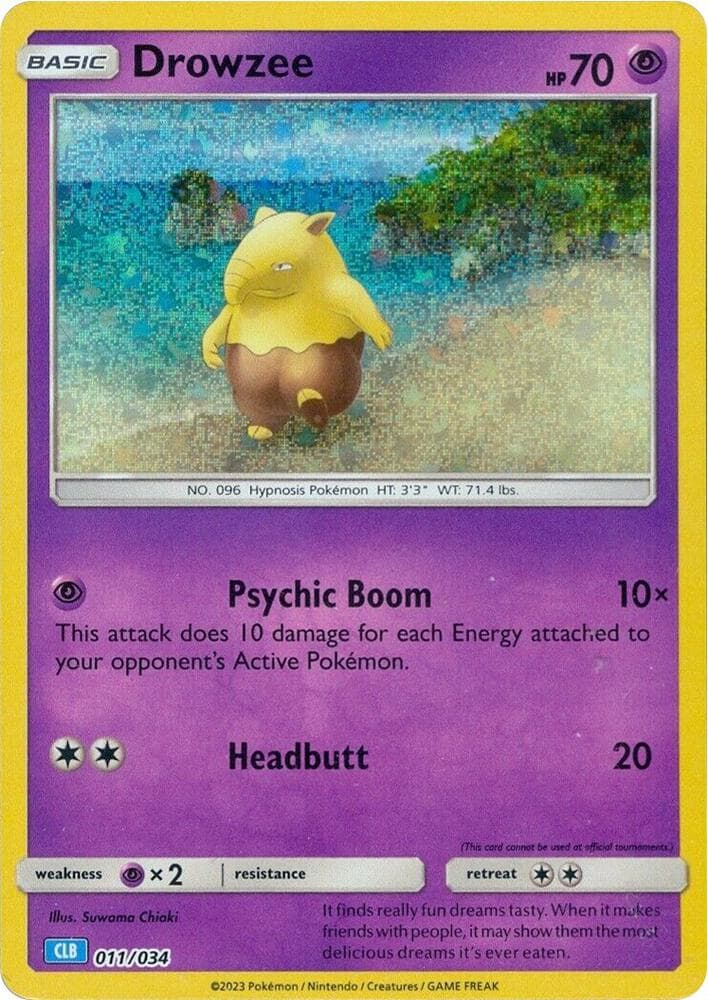 Drowzee — Trading Card Game Classic 11 Pokémon card