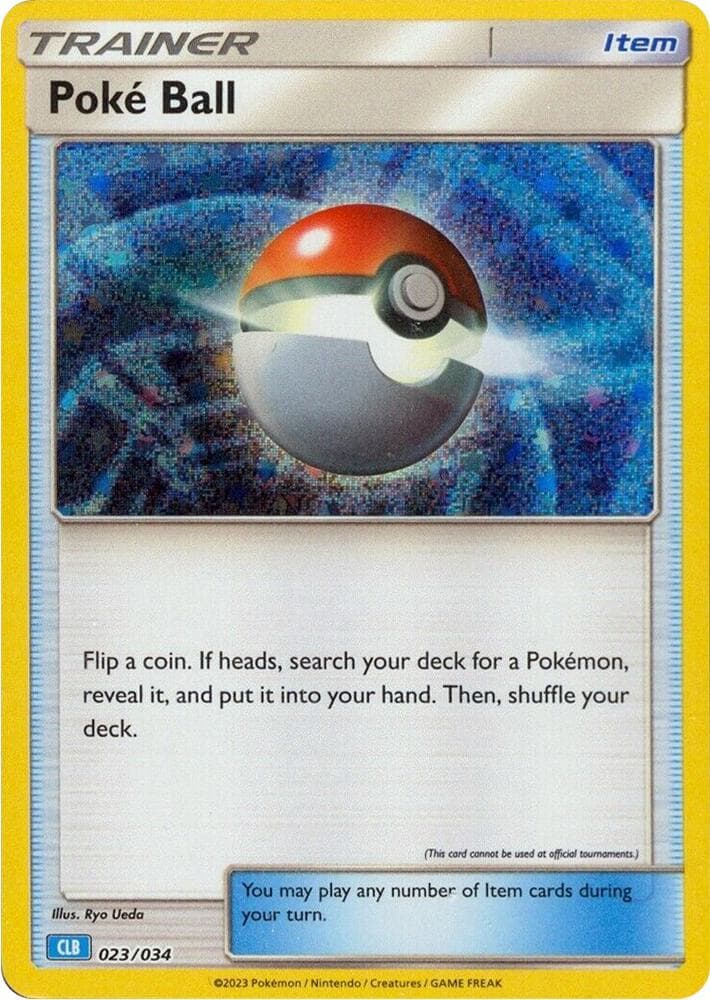 Poke Ball (CLB) — Trading Card Game Classic 23 Pokémon card