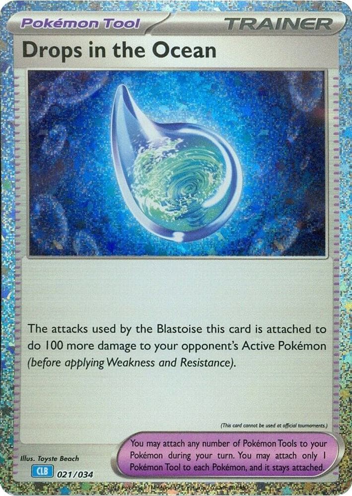 Drops in the Ocean — Trading Card Game Classic 21 Pokémon card