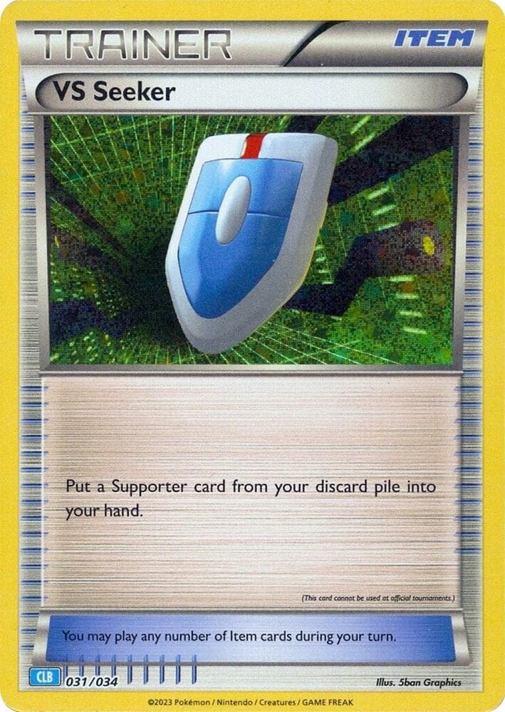VS Seeker (CLB) — Trading Card Game Classic 31 Pokémon card