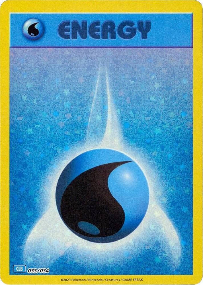 Basic Water Energy — Trading Card Game Classic 33 Pokémon card