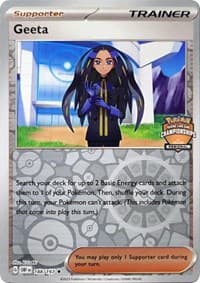 Geeta - 188/197 (Regional Championships) — League & Championship Cards 188 Pokémon card