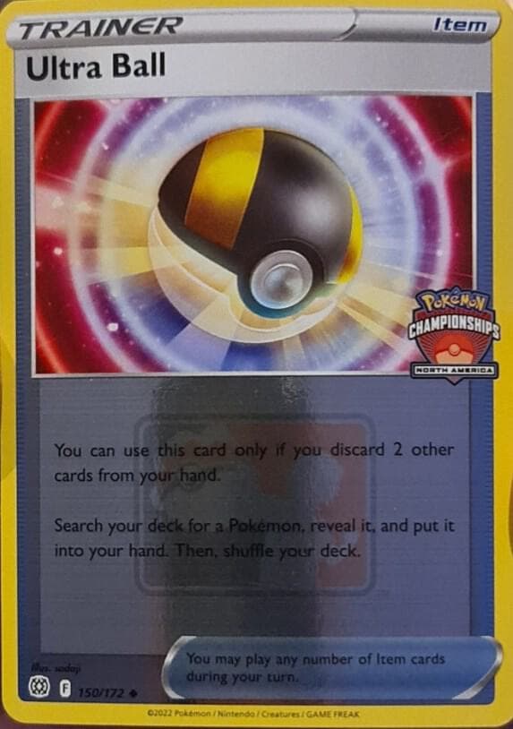 Ultra Ball - 150/172 (North America Championships) — League & Championship Cards 150 Pokémon card