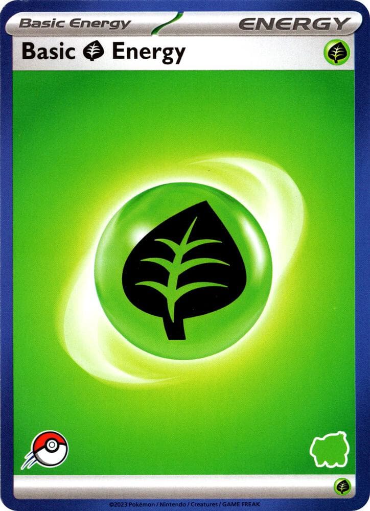 Basic Grass Energy (Blue Border) — My First Battle p532088 Pokémon card
