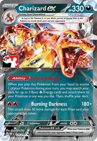 Charizard ex — Prize Pack Series Cards 125 Pokémon card