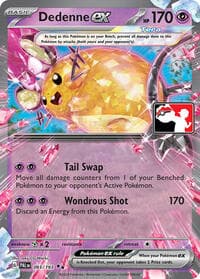 Dedenne ex — Prize Pack Series Cards 93 Pokémon card