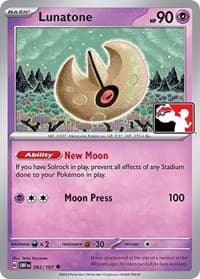 Lunatone — Prize Pack Series Cards 92