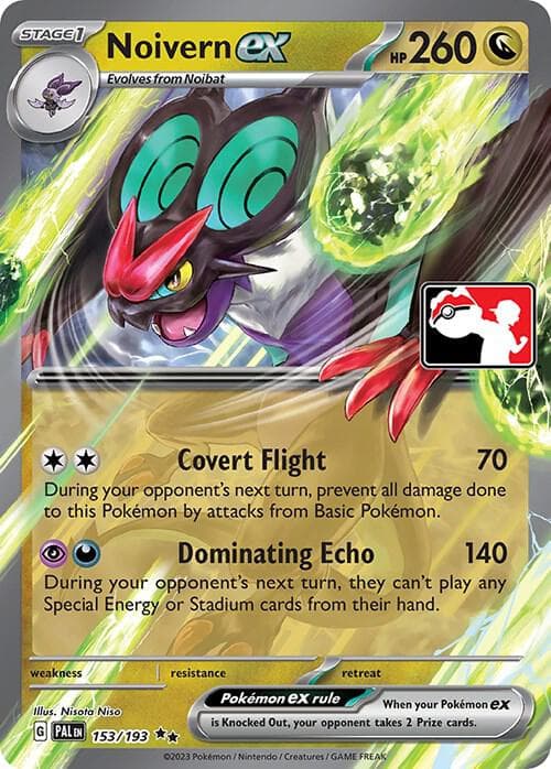 Noivern ex — Prize Pack Series Cards 153 Pokémon card