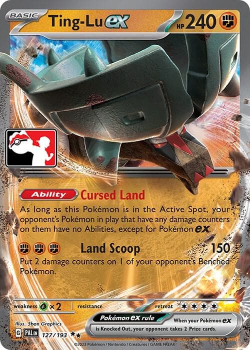Ting-Lu ex — Prize Pack Series Cards 127 Pokémon card