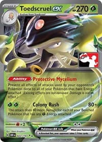Toedscruel ex — Prize Pack Series Cards 22