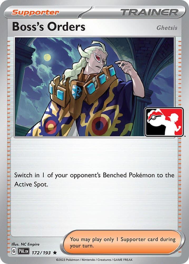 Boss's Orders [Ghetsis] — Prize Pack Series Cards 172 Pokémon card