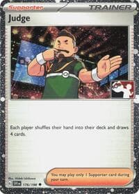 Judge - 176/198 (Cosmos Holo) — Prize Pack Series Cards 176
