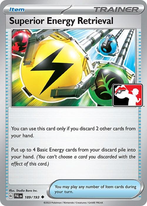 Superior Energy Retrieval — Prize Pack Series Cards 189 Pokémon card
