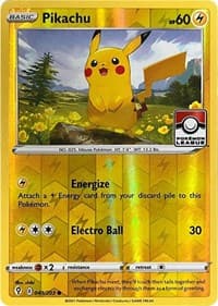 Pikachu - 049/203 (Pokemon League) — League & Championship Cards 49 Pokémon card