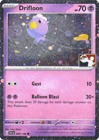Drifloon - 089/198 (Cosmos Holo) — Prize Pack Series Cards 89