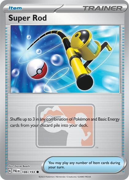Super Rod — League & Championship Cards 188 Pokémon card