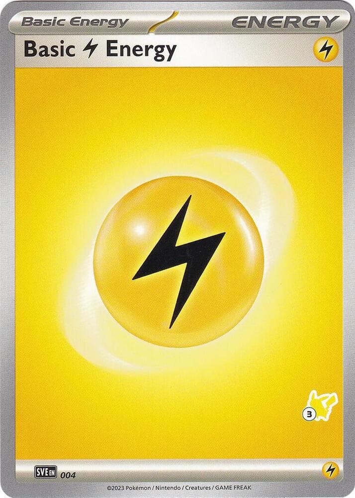 Basic Lightning Energy - Pikachu 3 — Battle Academy 2024 4 Pokémon card