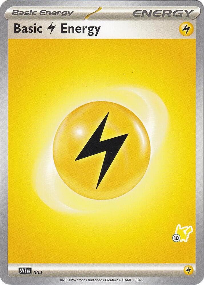 Basic Lightning Energy - Pikachu 10 — Battle Academy 2024 4 Pokémon card