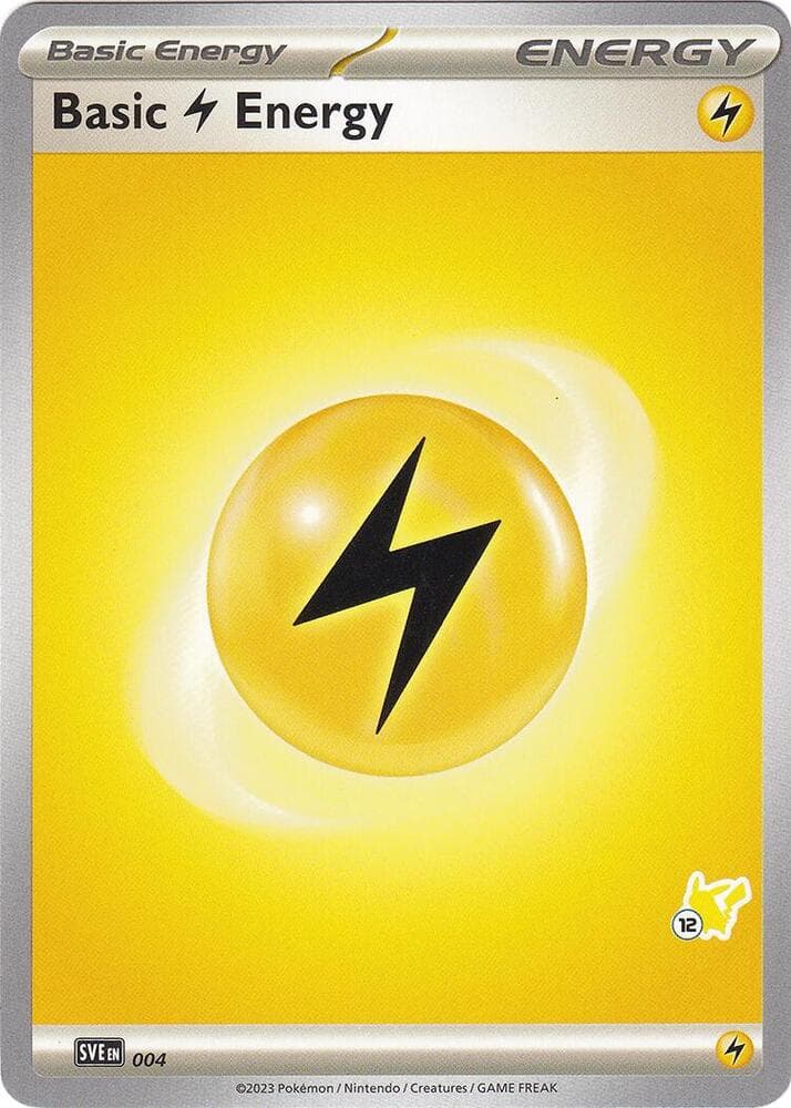 Basic Lightning Energy - Pikachu 12 — Battle Academy 2024 4 Pokémon card