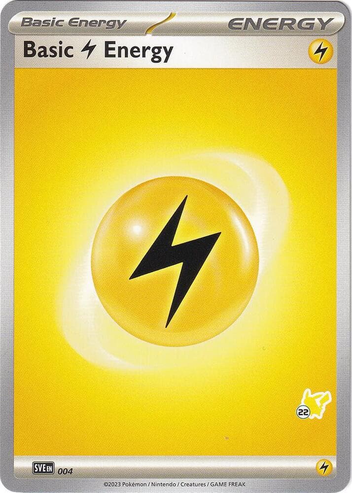 Basic Lightning Energy - Pikachu 22 — Battle Academy 2024 4 Pokémon card