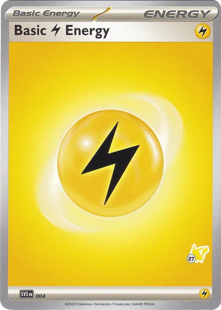Basic Lightning Energy - Pikachu 27 — Battle Academy 2024 4 Pokémon card