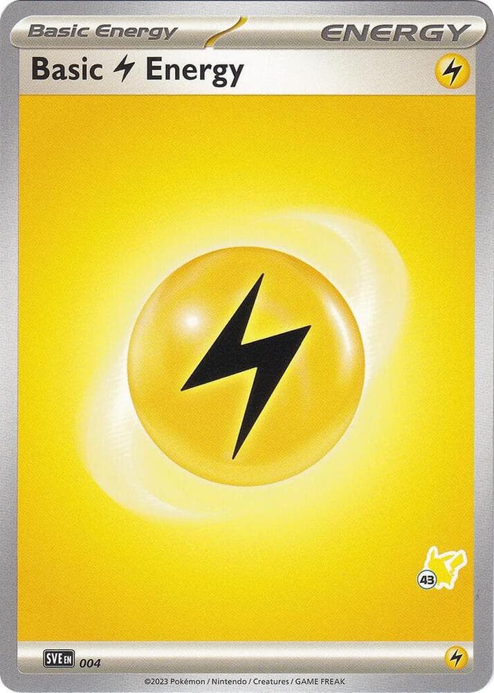 Basic Lightning Energy - Pikachu 43 — Battle Academy 2024 4 Pokémon card