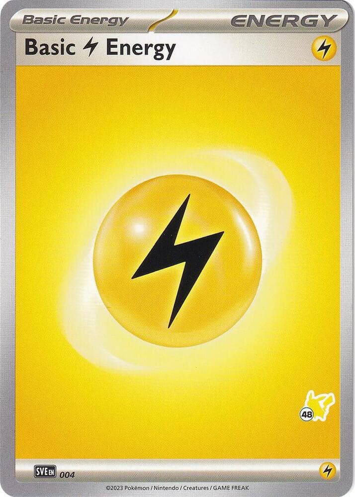 Basic Lightning Energy - Pikachu 48 — Battle Academy 2024 4 Pokémon card
