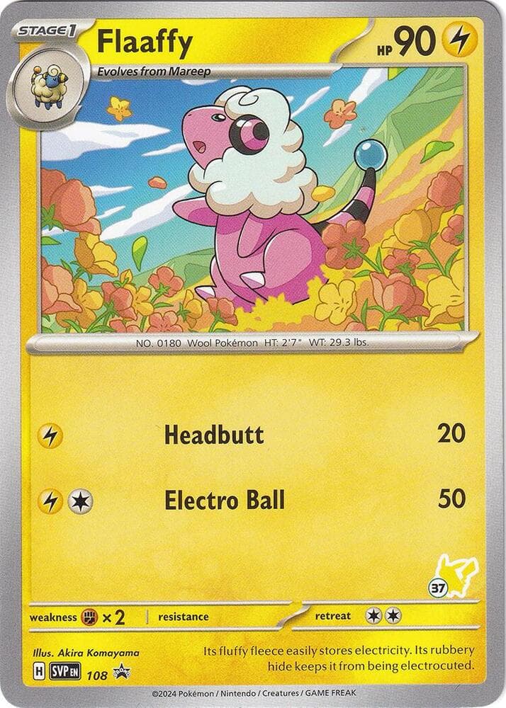 Flaaffy - Pikachu 37 — Battle Academy 2024 108 Pokémon card