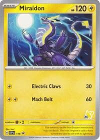 Miraidon - Pikachu 23 — Battle Academy 2024 148