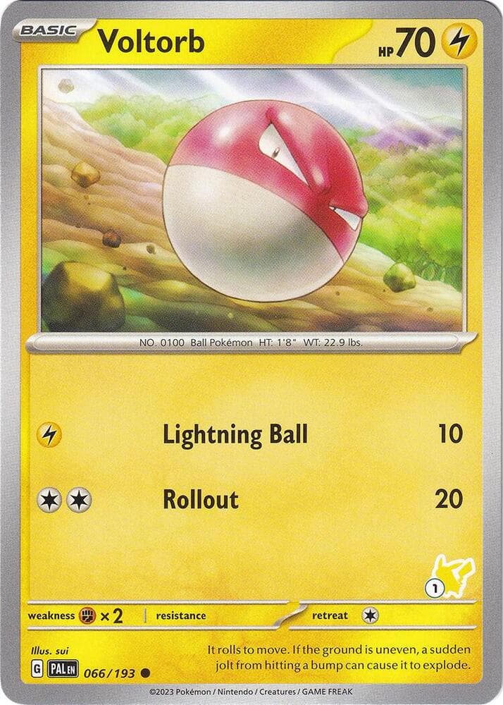 Voltorb - Pikachu 1 — Battle Academy 2024 66 Pokémon card