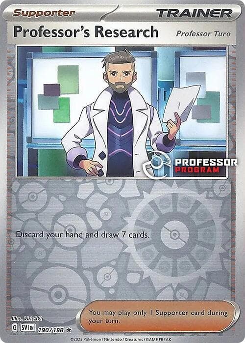 Professor's Research [Professor Turo] — Professor Program Promos 190 Pokémon card