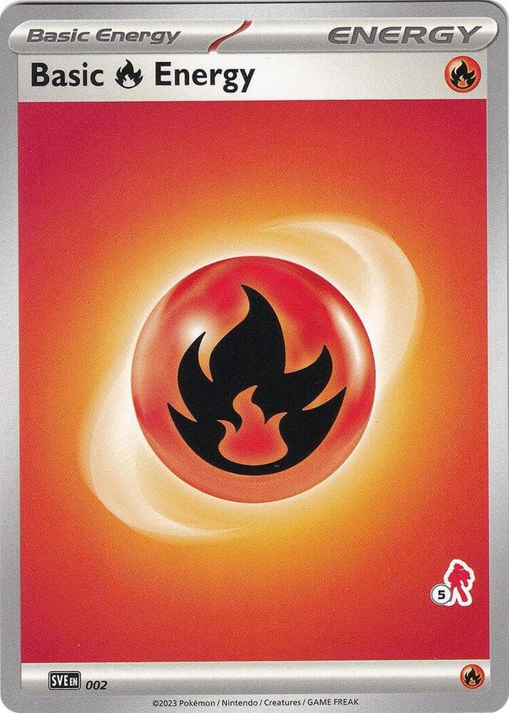 Basic Fire Energy - Armarouge 5 — Battle Academy 2024 2 Pokémon card