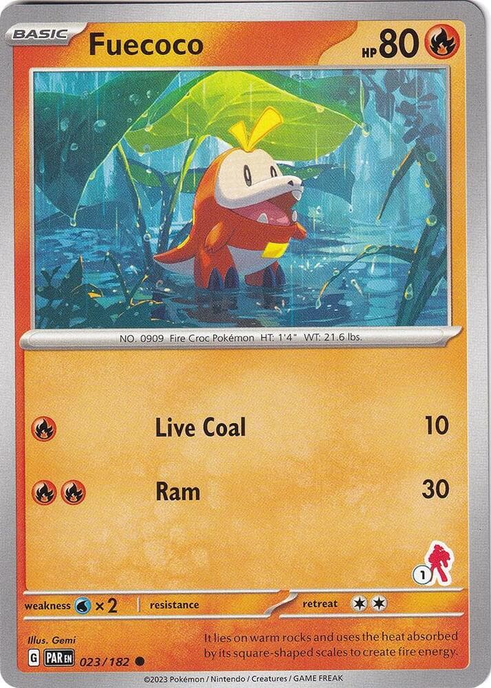 Fuecoco - Armarouge 1 — Battle Academy 2024 23 Pokémon card