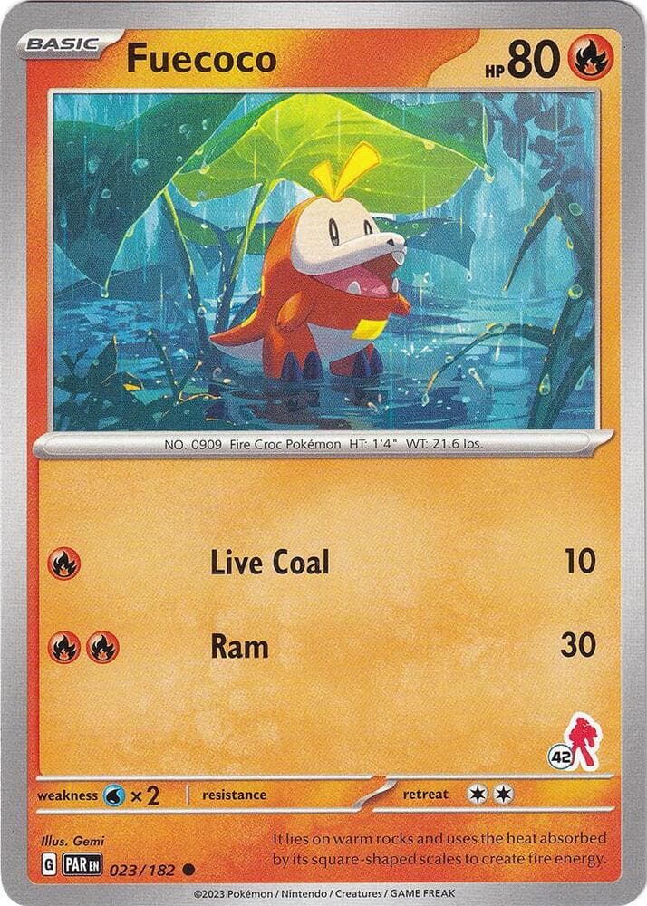 Fuecoco - Armarouge 42 — Battle Academy 2024 23 Pokémon card
